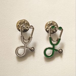🧁 3/$30 Pair of Stethoscopes Enamel Pins NEW